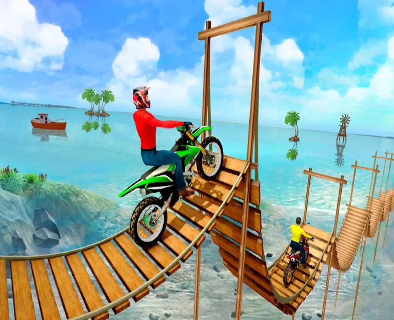 摩托车特技3D：自行车游戏