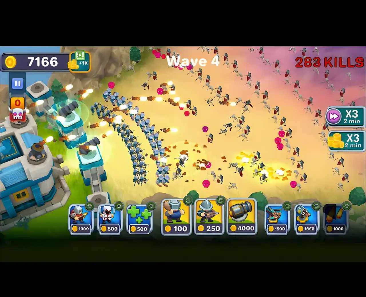 持有线条：塔防