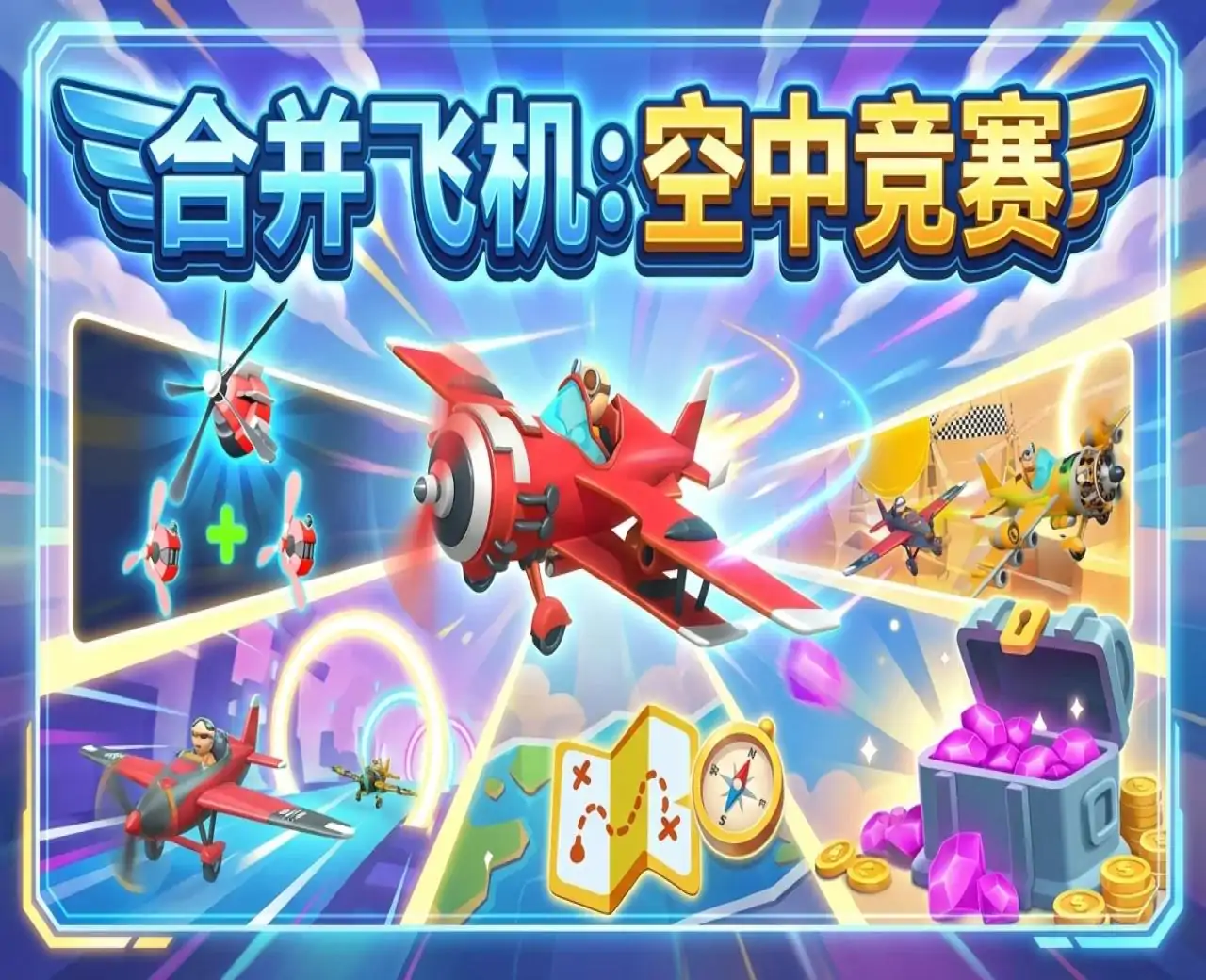 合并飞机:空中竞赛