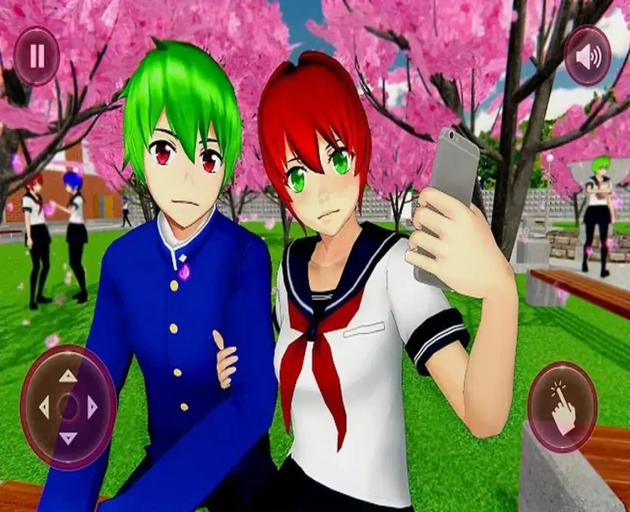 动漫女孩高中生活模拟