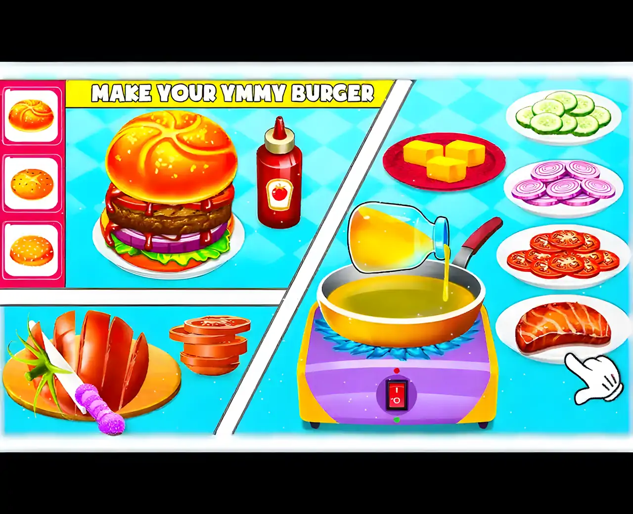 厨房套装食物烹饪游戏