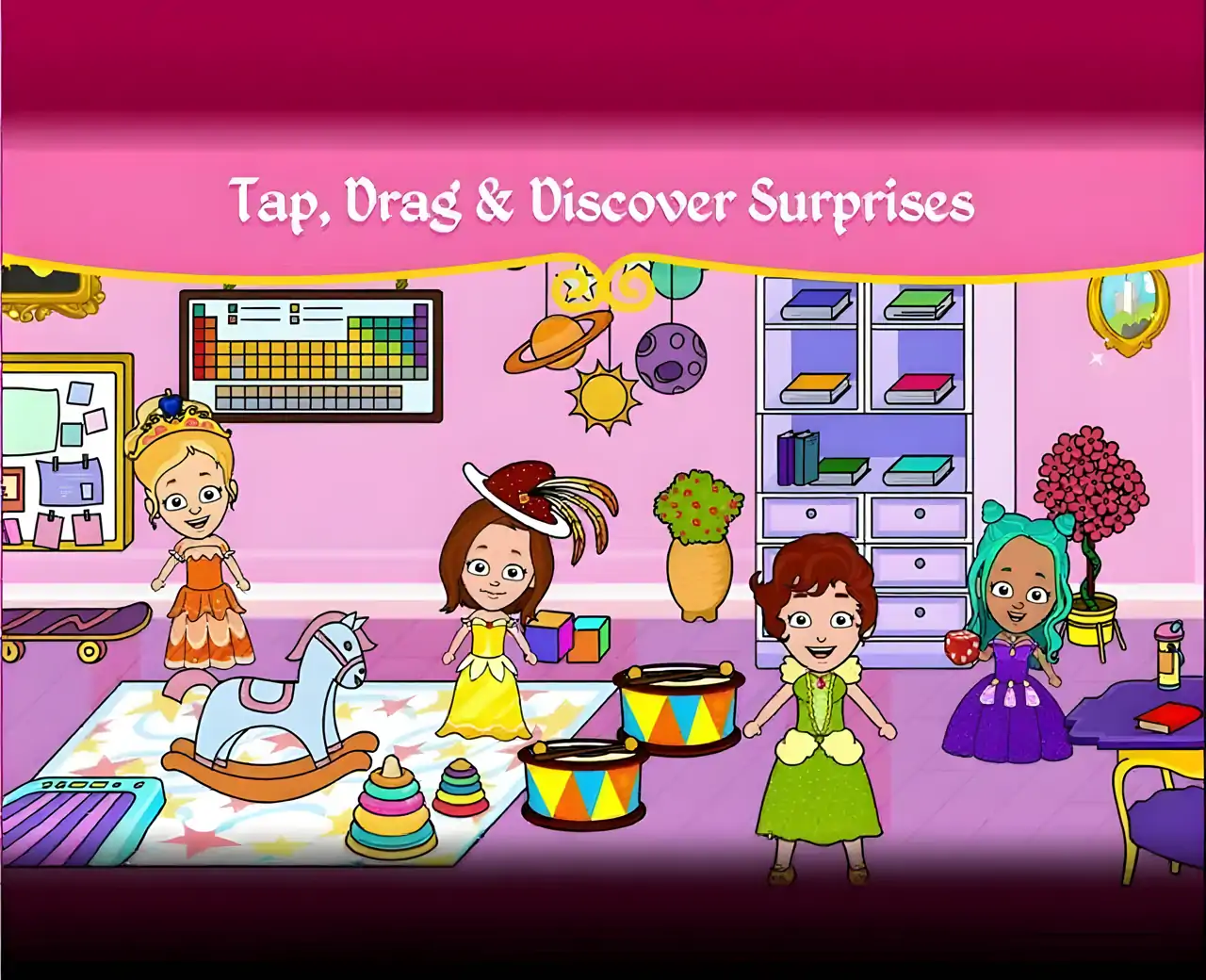 我的提兹公主镇-娃娃屋城堡游戏