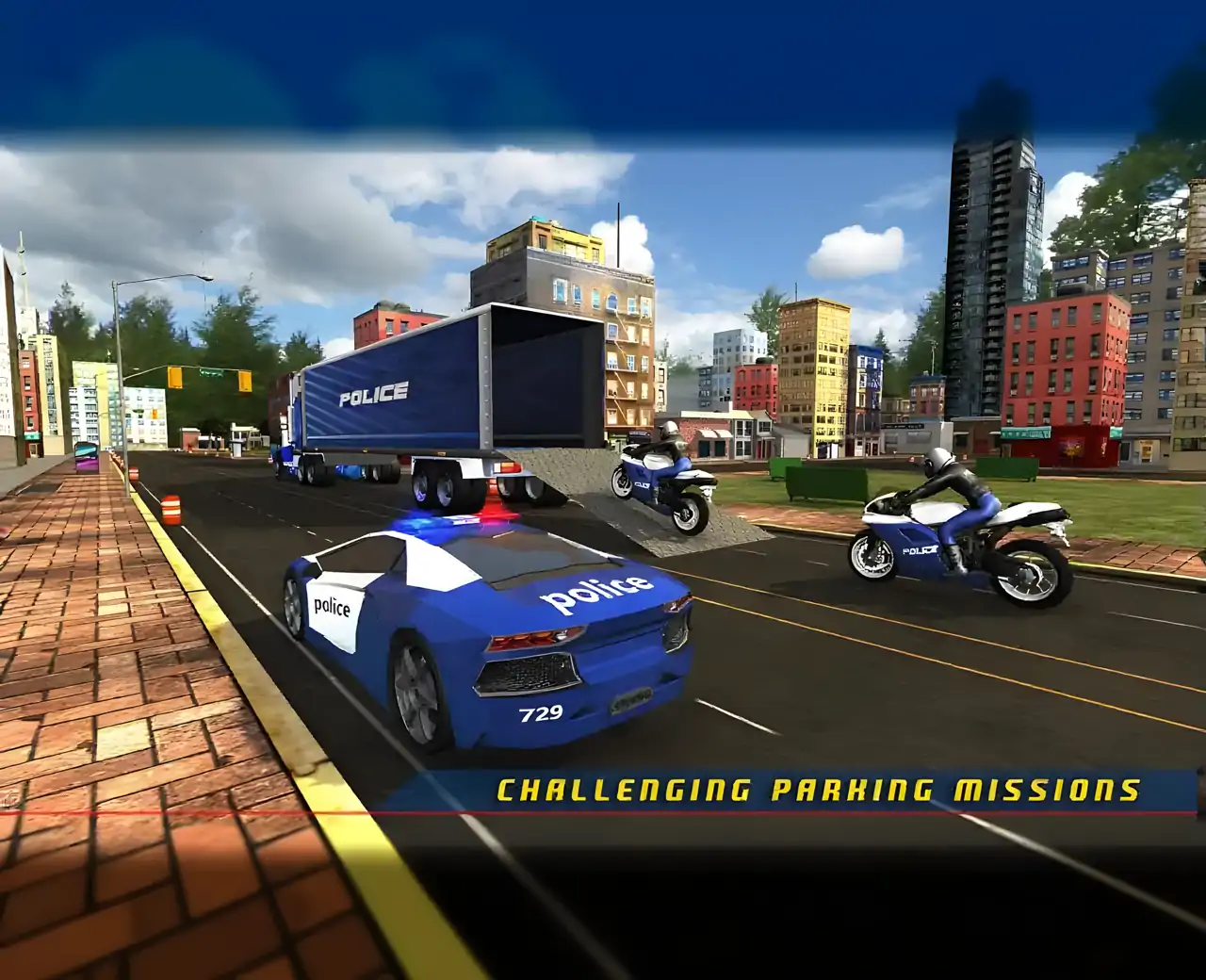 警察飞机运输车游戏