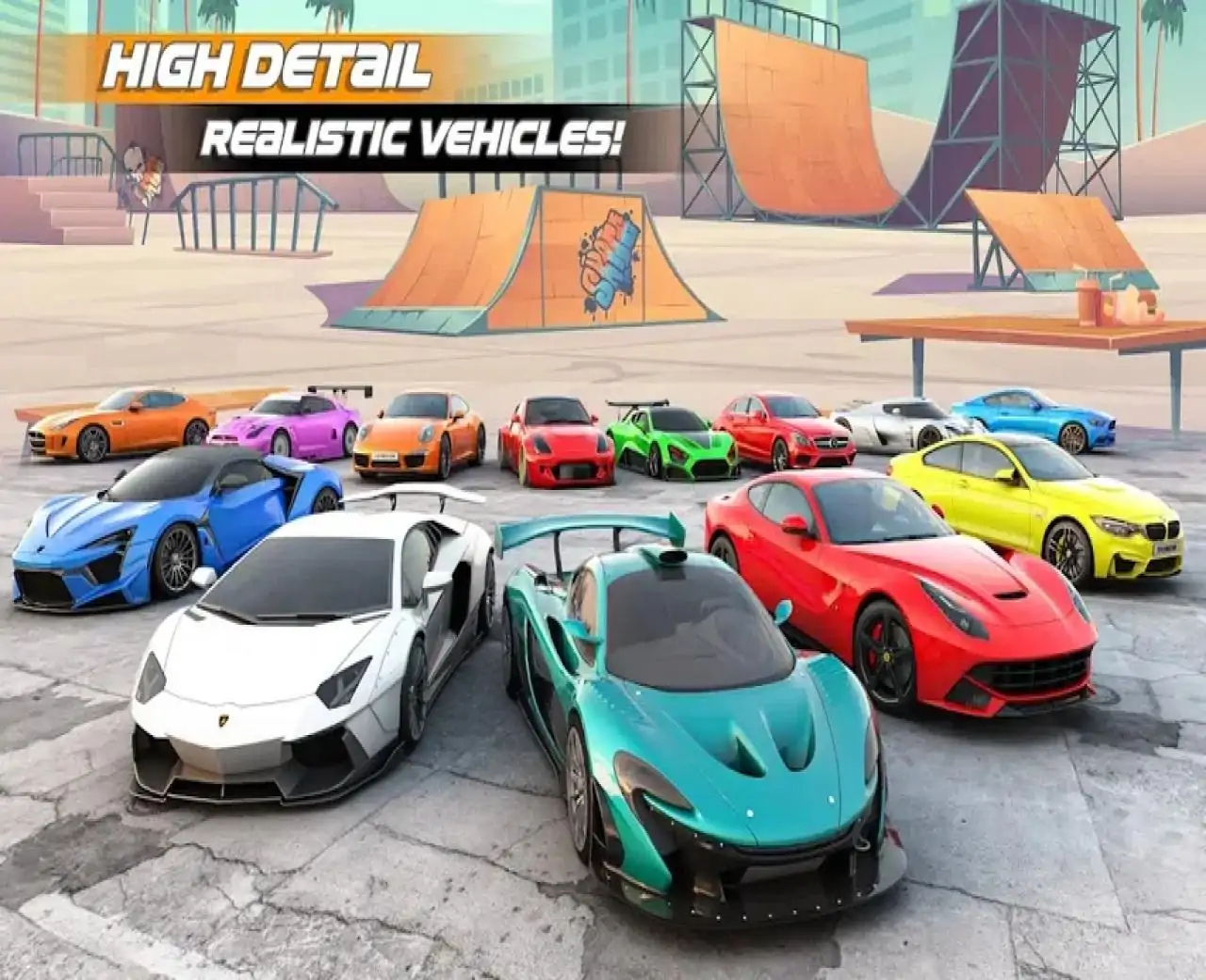 gt汽车特技-赛车游戏