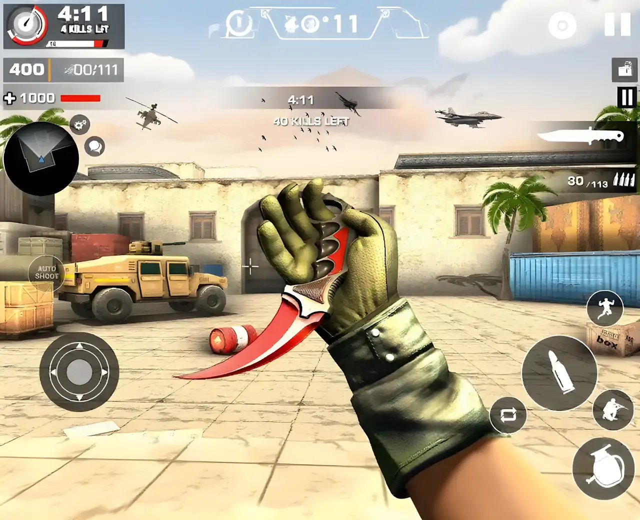 掩护打击行动FPS炮游戏