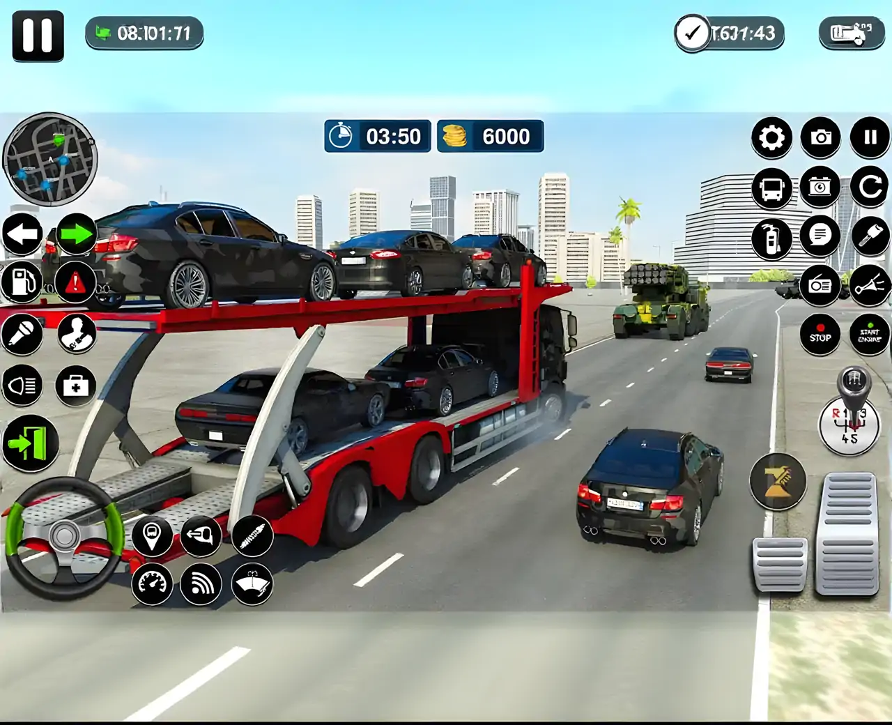 陆军运输卡车Sim3D