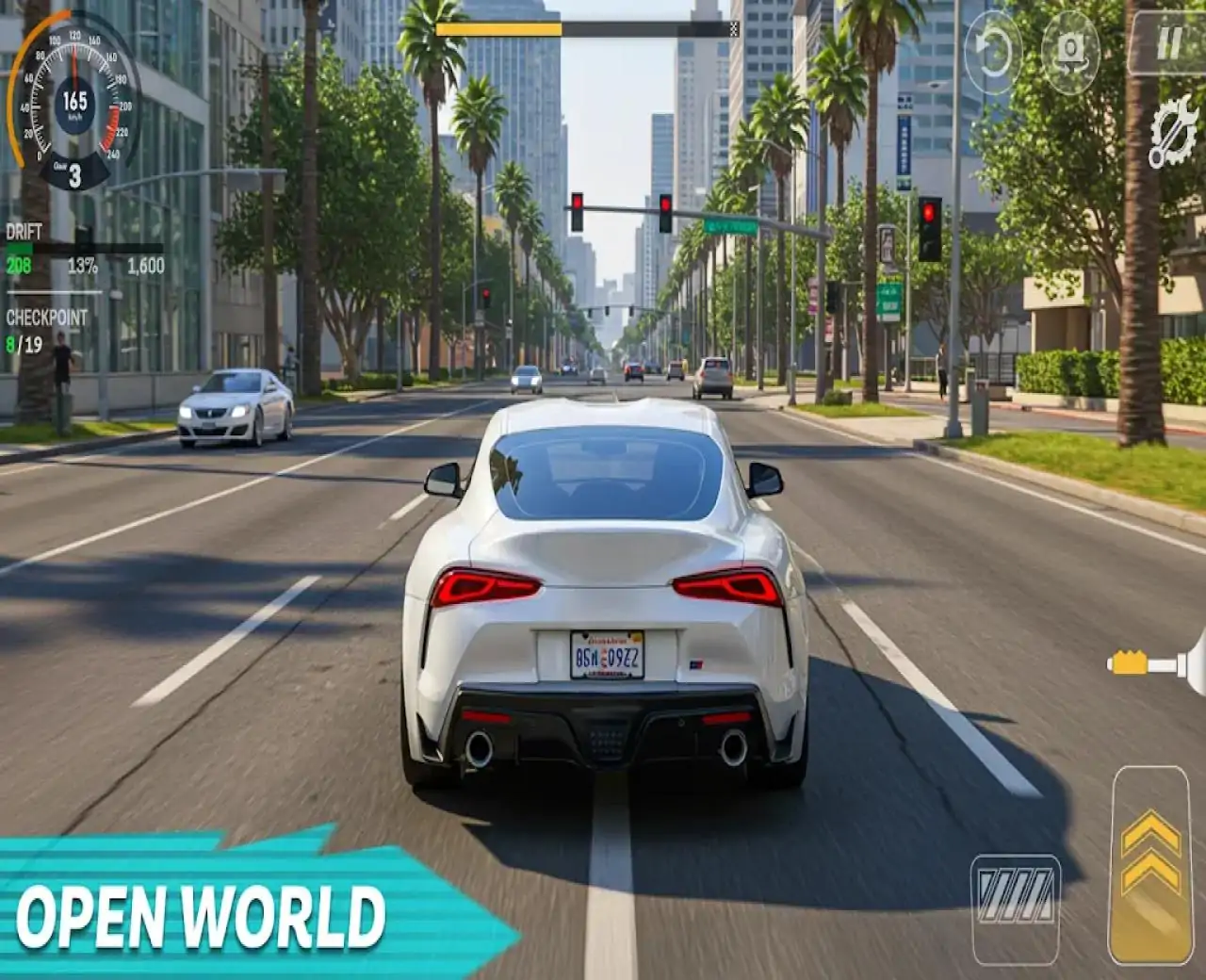 汽车驾驶赛 - 直线加速赛