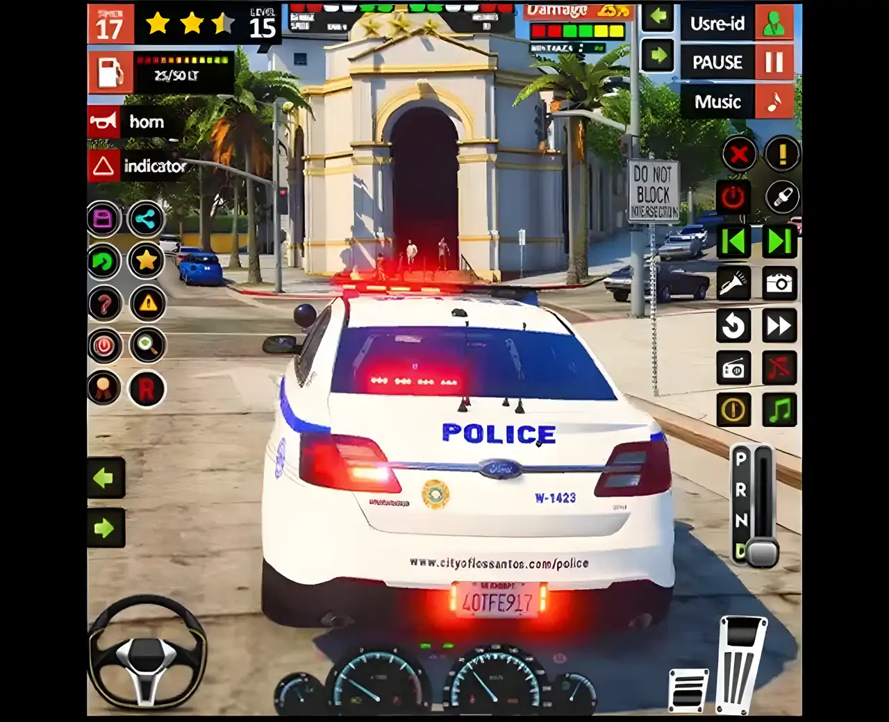 警车游戏3D模拟器