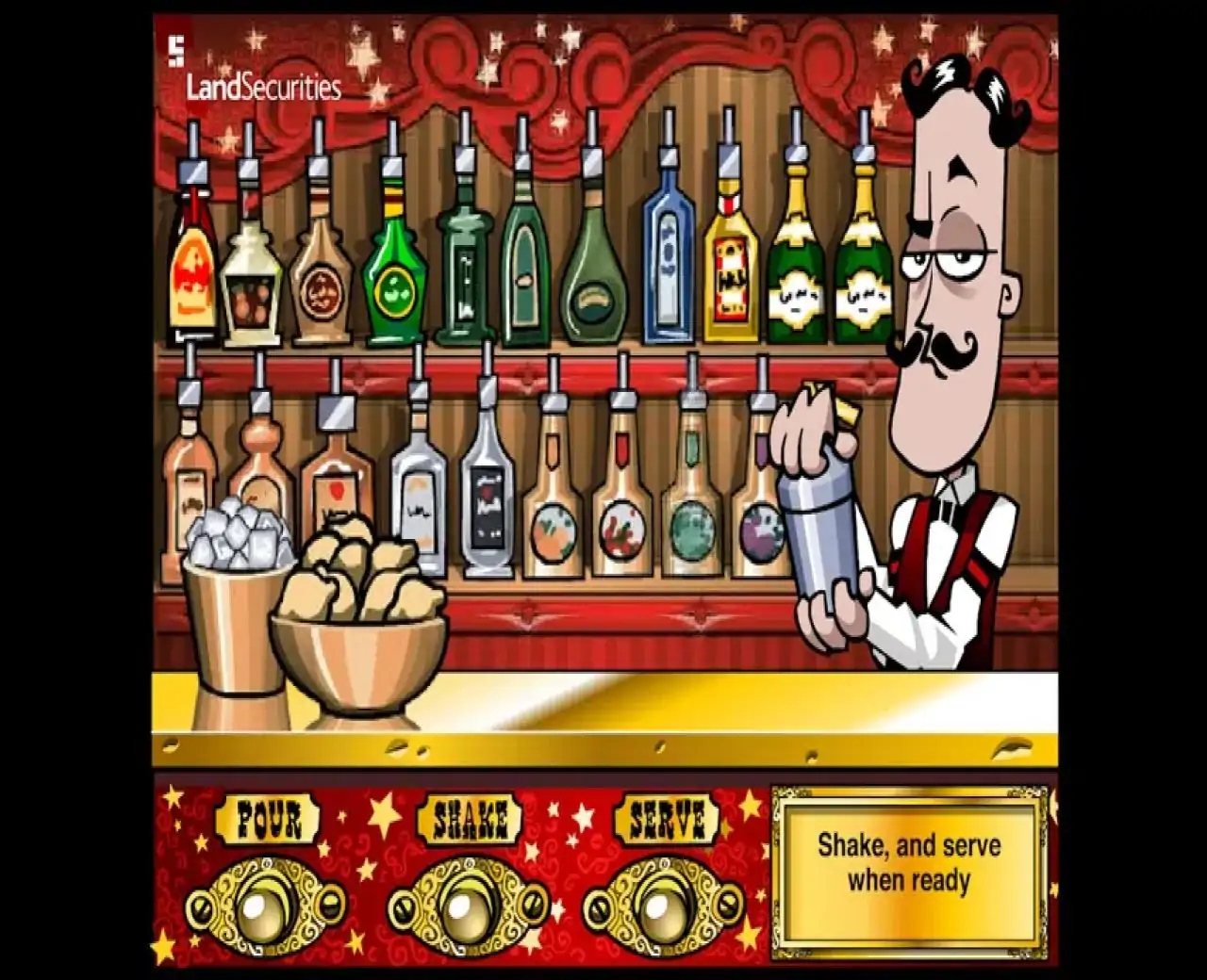 调酒师正确的组合