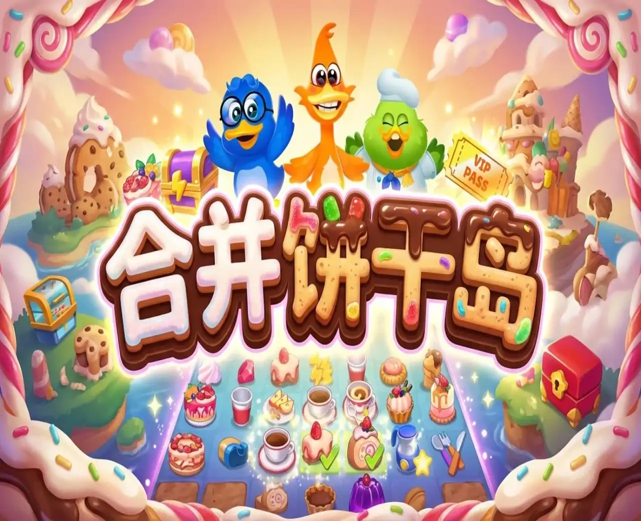 合并饼干岛