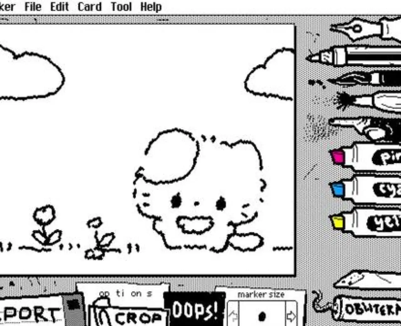 抖动画画（wiggly paint）