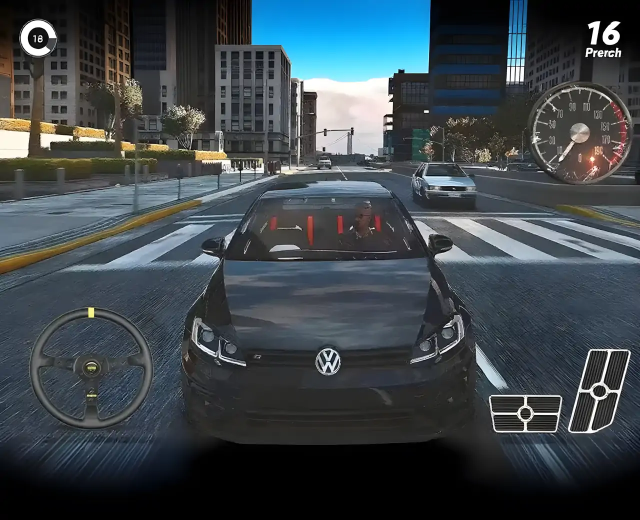 停车系列高尔夫-驾驶与漂移学校