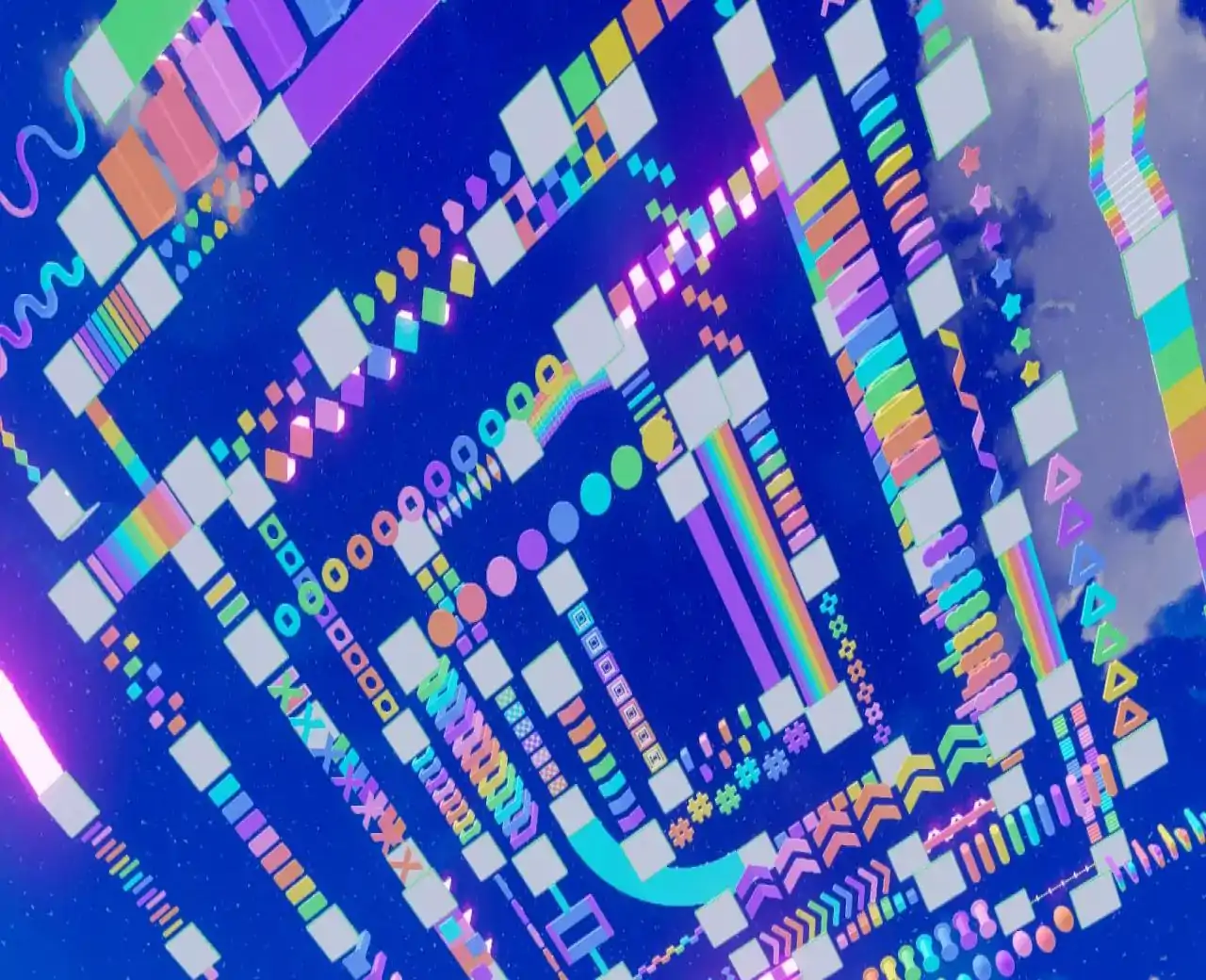 彩虹超长换装跑酷