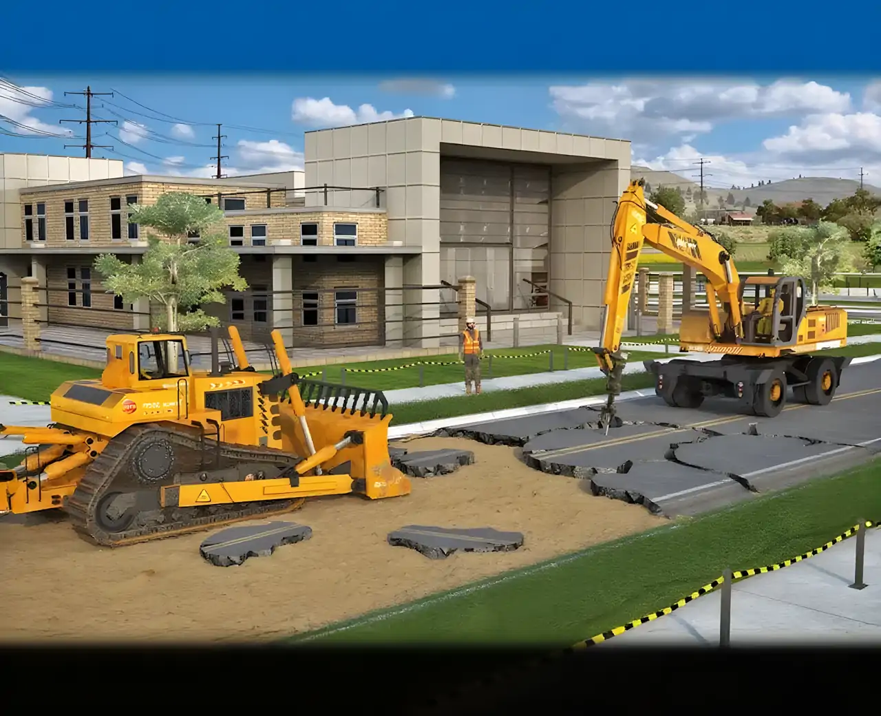 建筑游戏：城市卡车