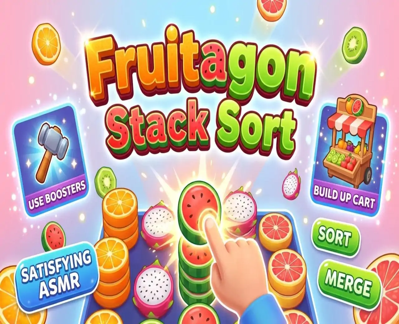 Fruitagon：堆栈排序
