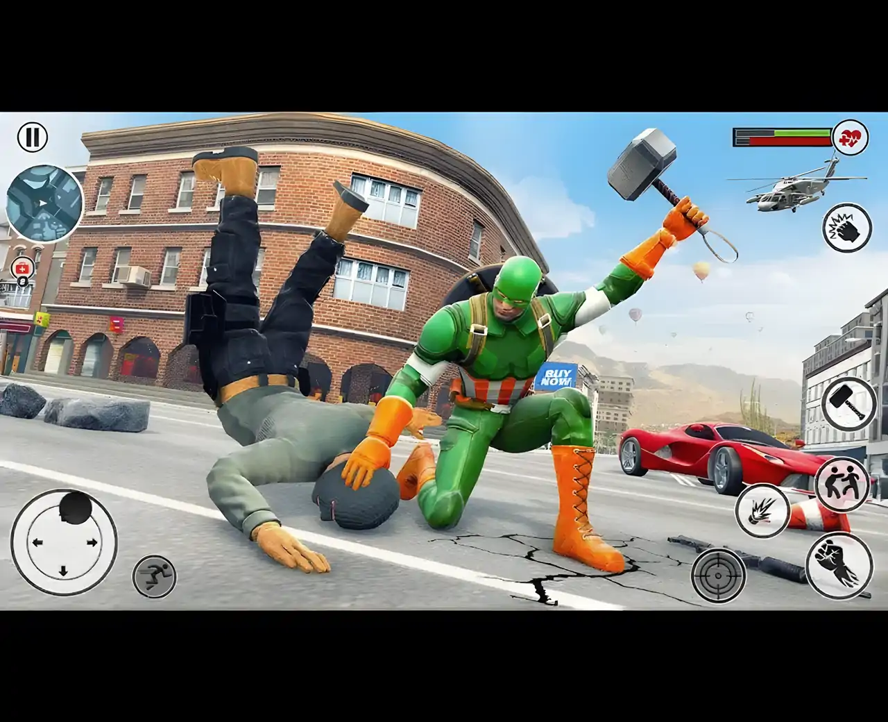 绳子队长超级英雄打架