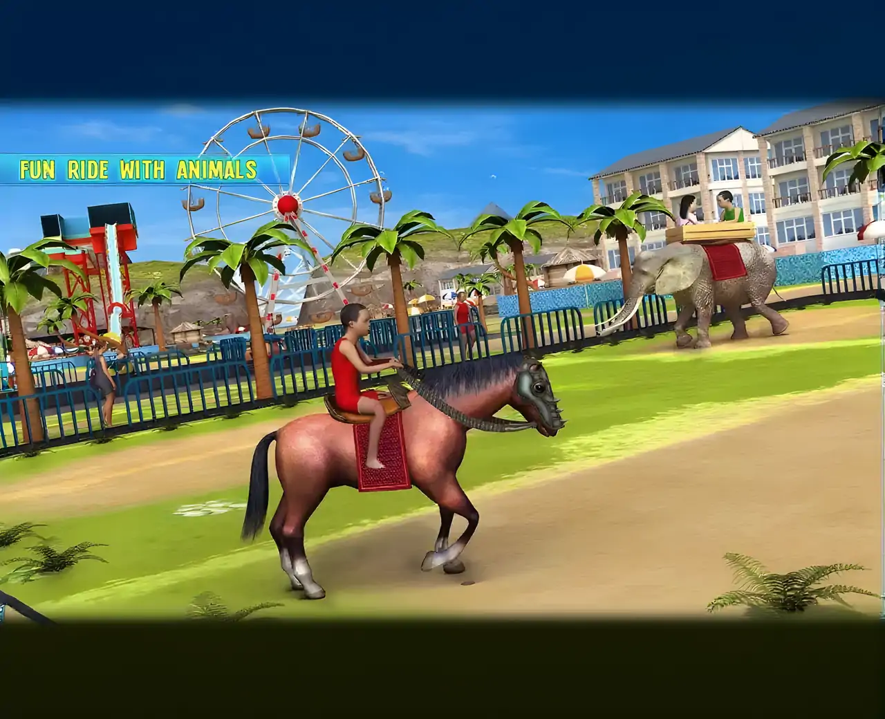 水上乐园滑梯冒险之旅