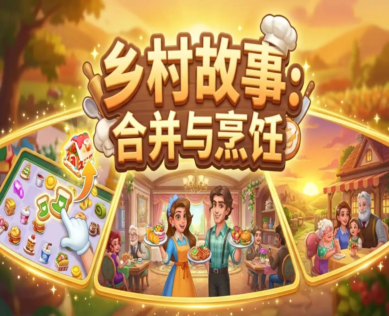 乡村故事：合并与烹饪