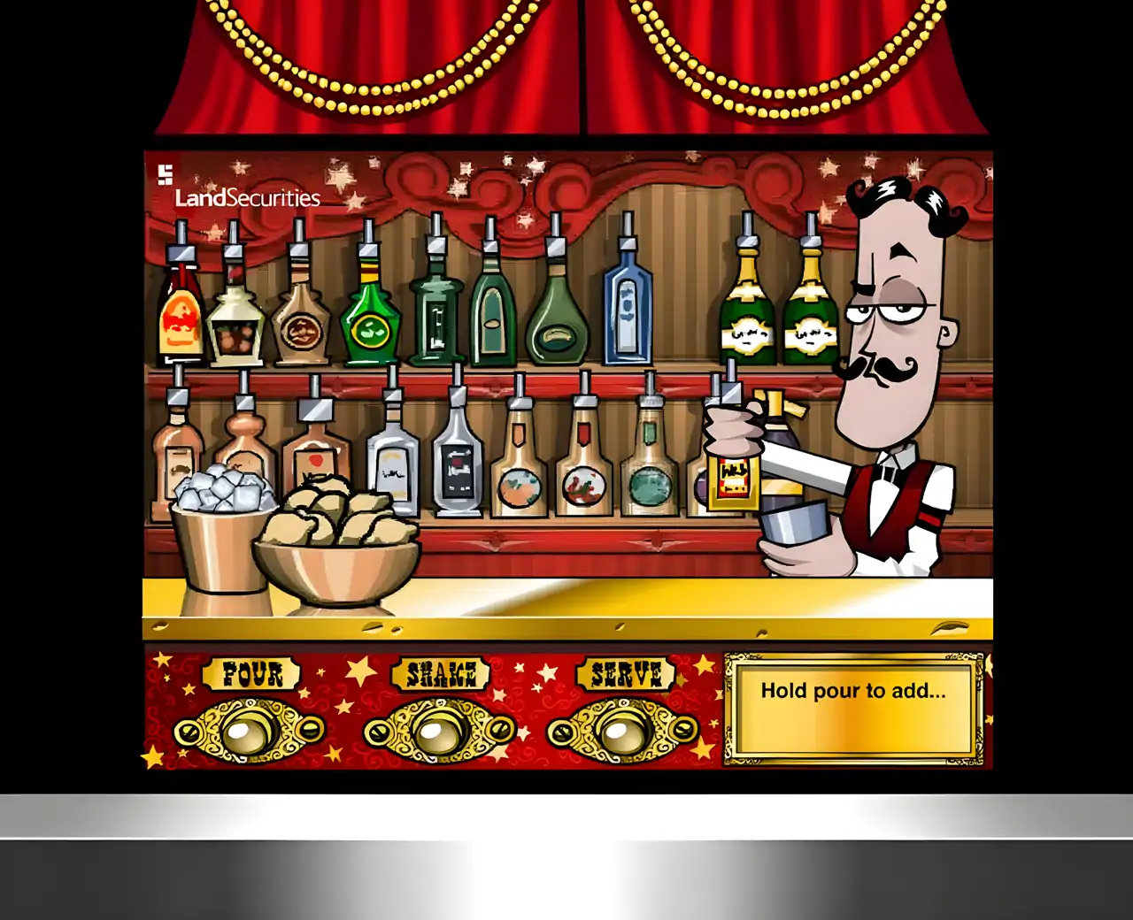 调酒师正确的组合