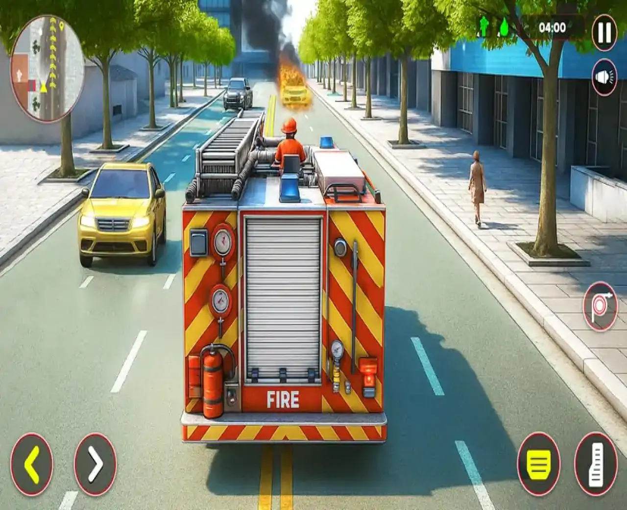 城市救援消防车3D游戏