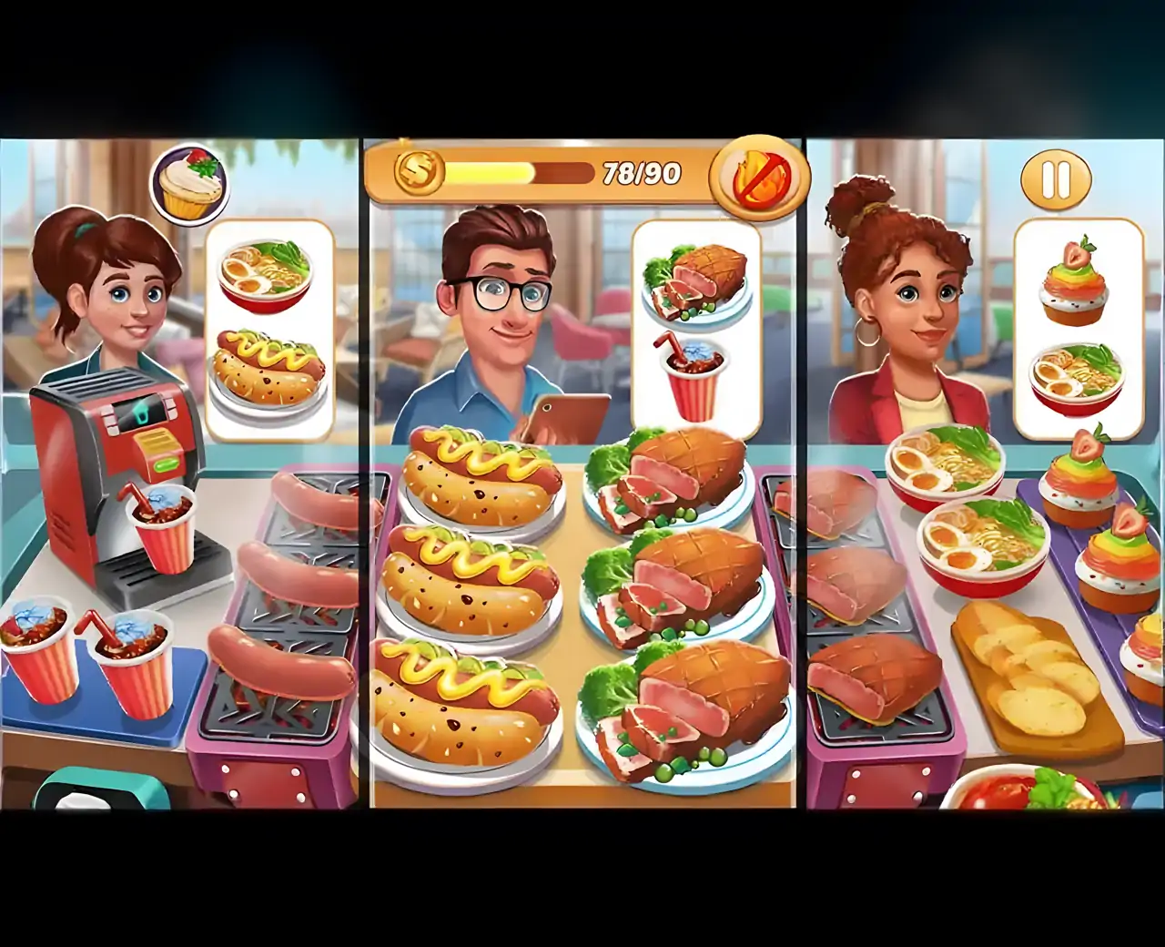 厨房站厨师：烹饪餐厅大亨