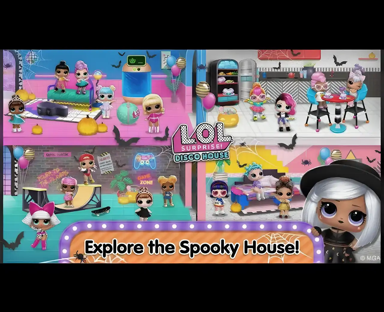 哈哈。惊喜!迪斯科屋-收集可爱的娃娃