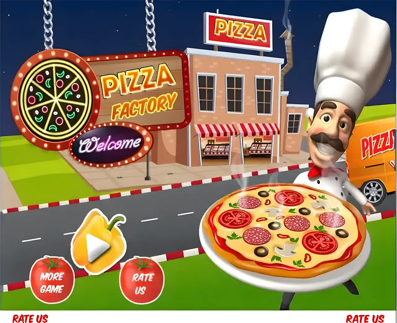 比萨厂制作与交付