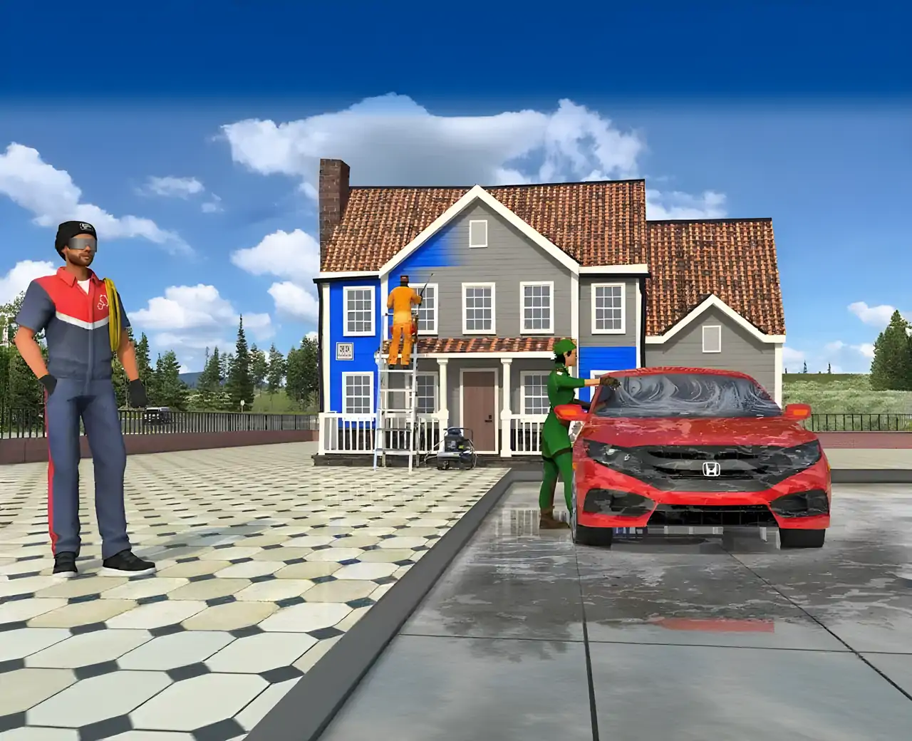 汽车游戏洗车模拟器