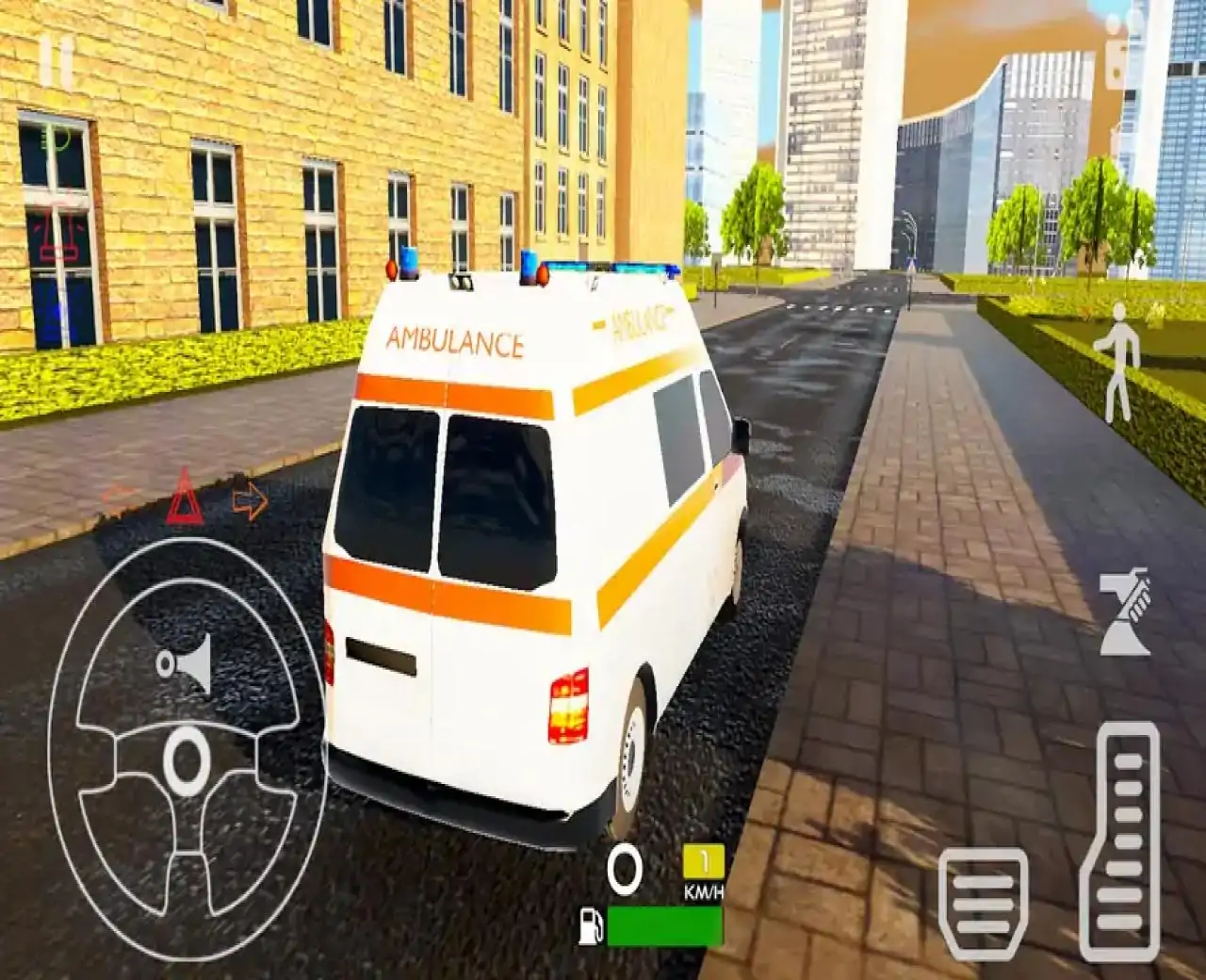 救护车模拟器-小巴车