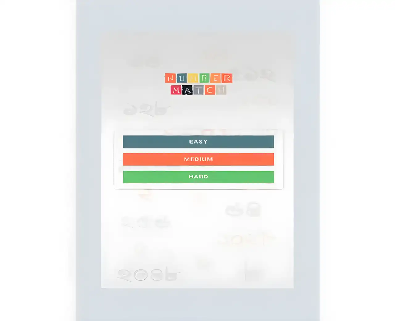 数字匹配