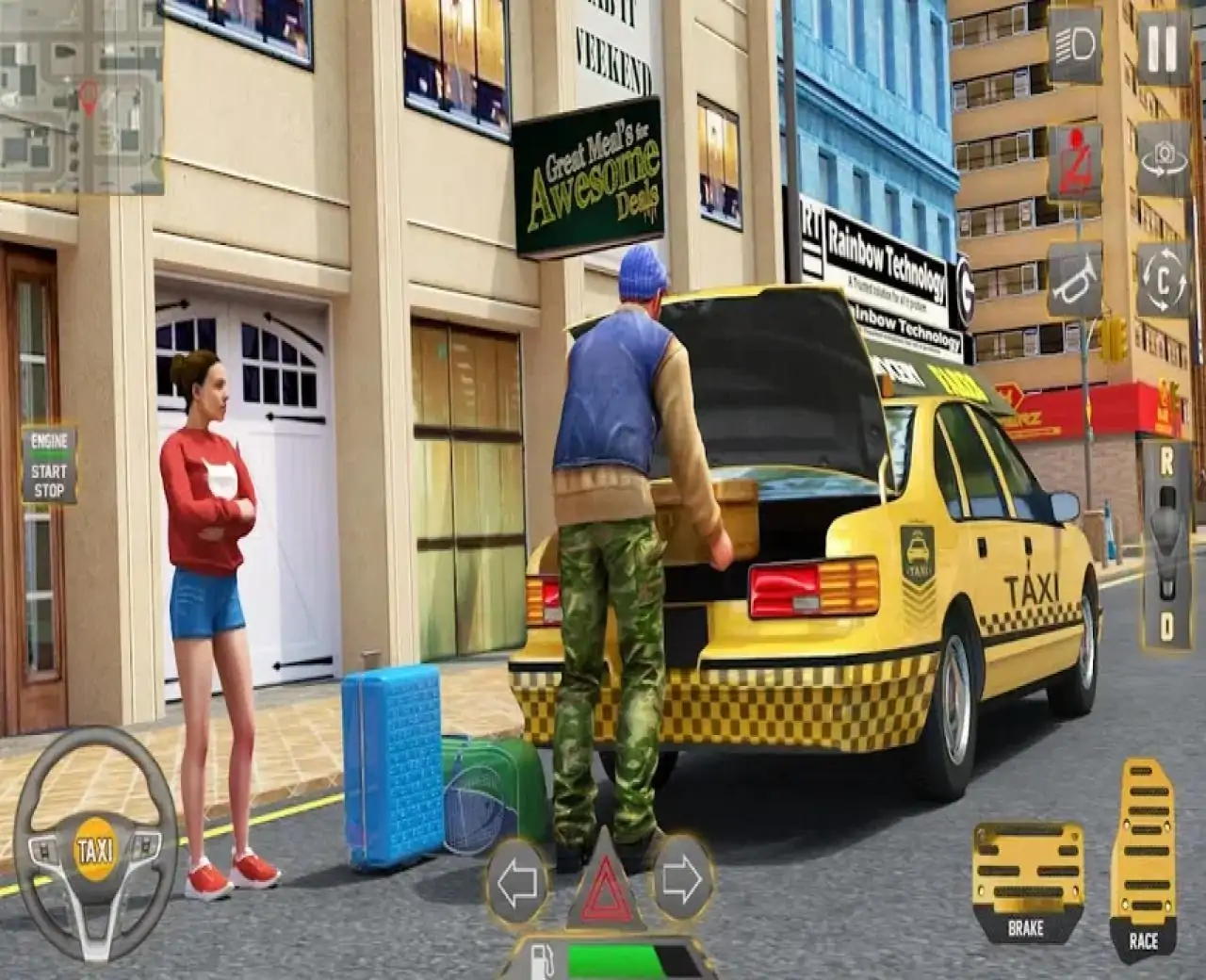 出租车驾驶汽车游戏