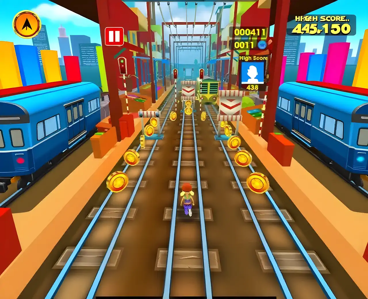 火车冲浪跑：地铁跑步游戏