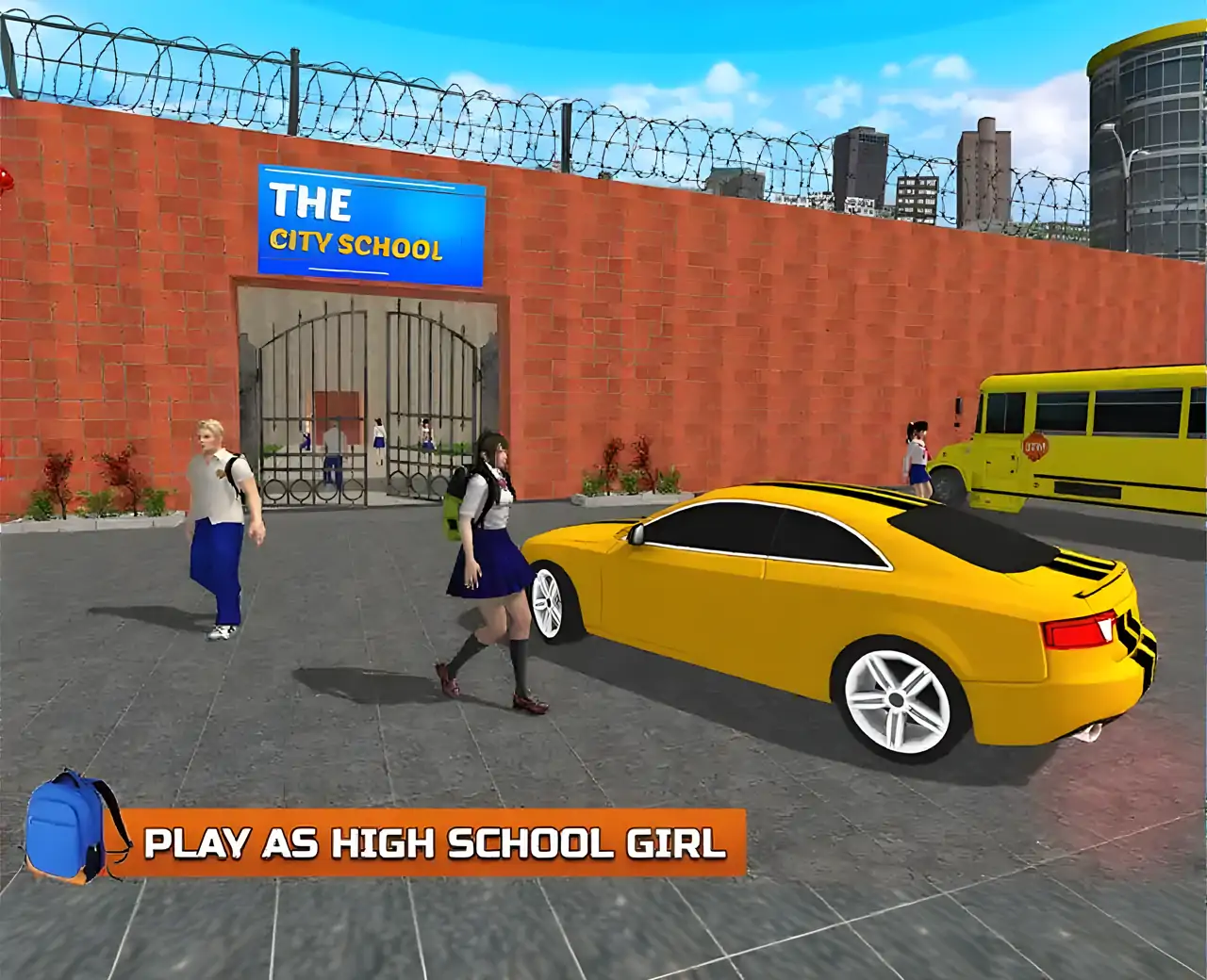 女学生生活模拟器：高中游戏