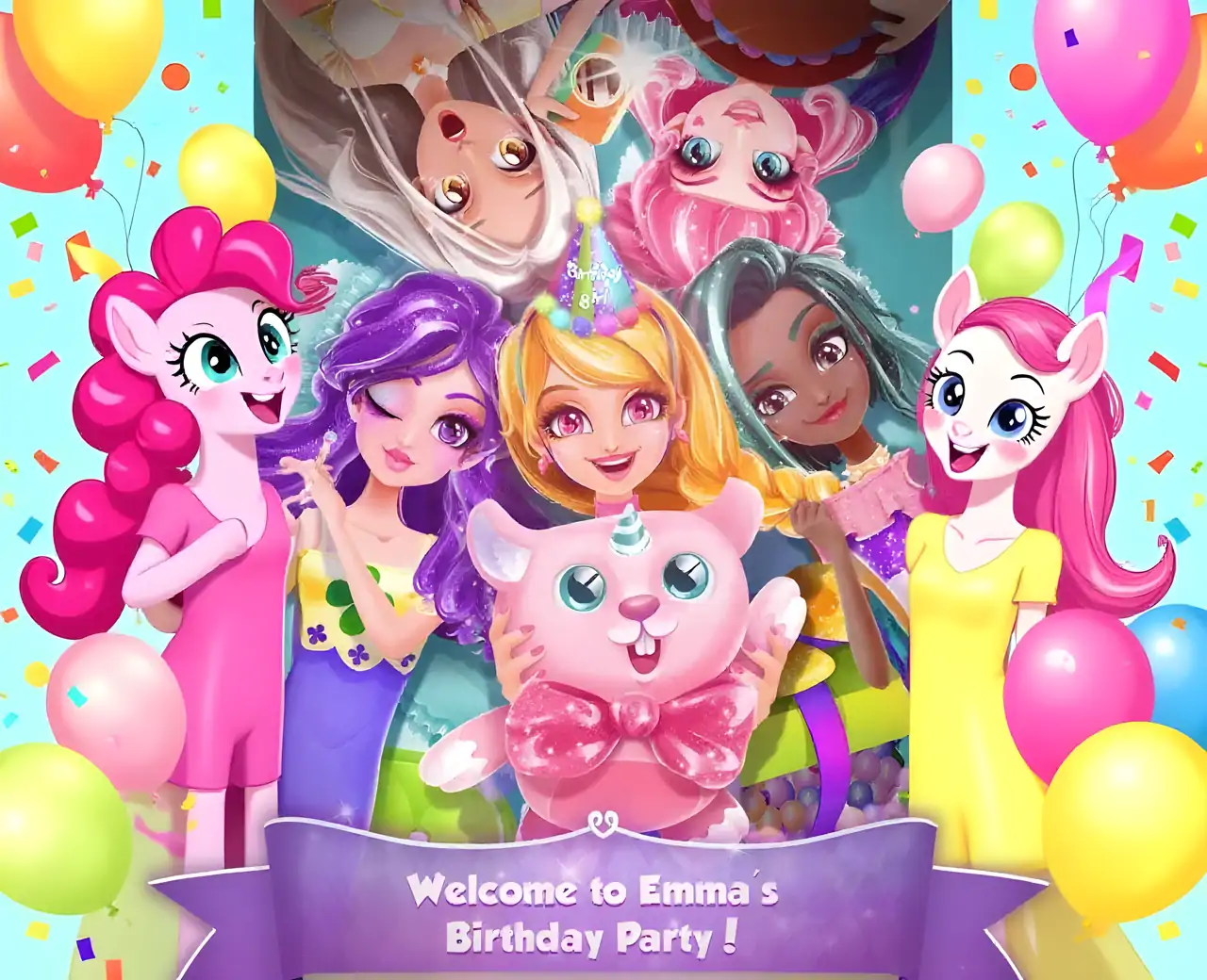 公主的生日派对-女孩美妆游戏