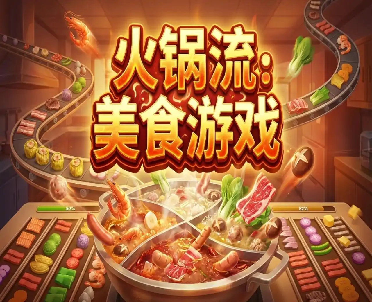 火锅流:美食游戏