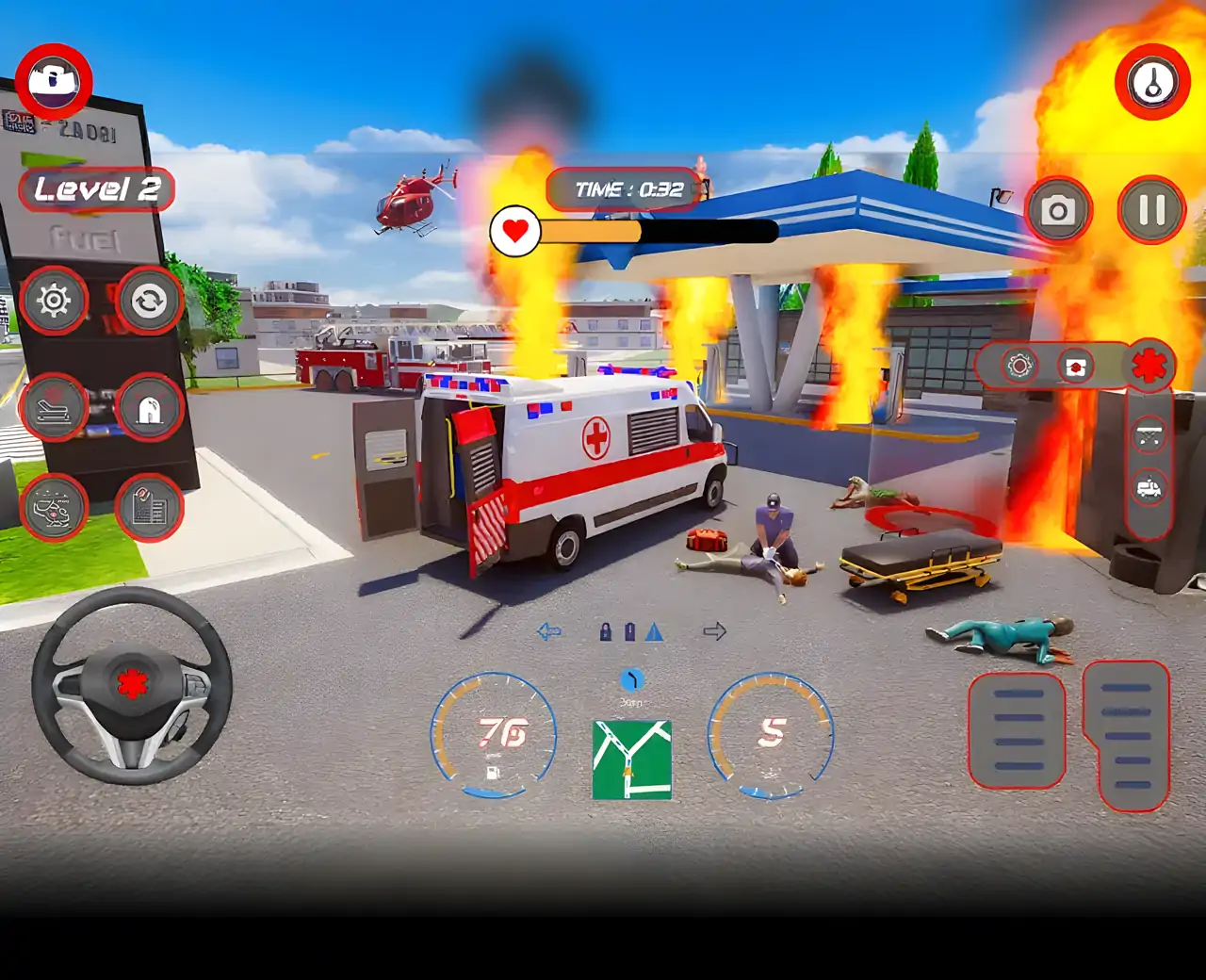 救护车模拟器游戏3D