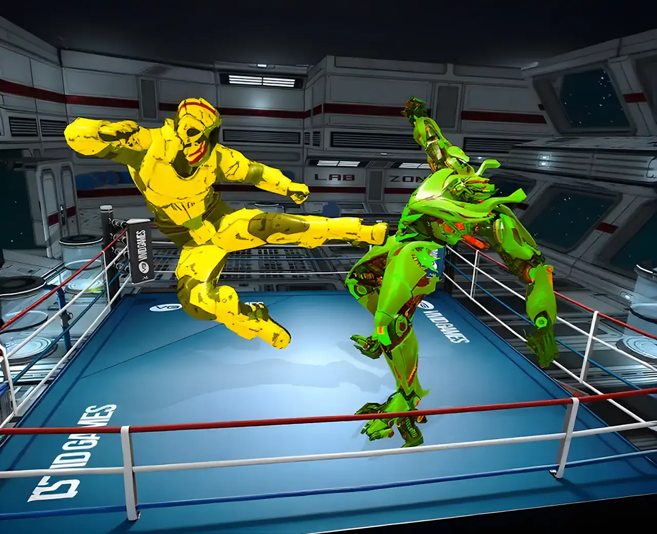 机器人格斗拳击：真正的机器人环战英雄