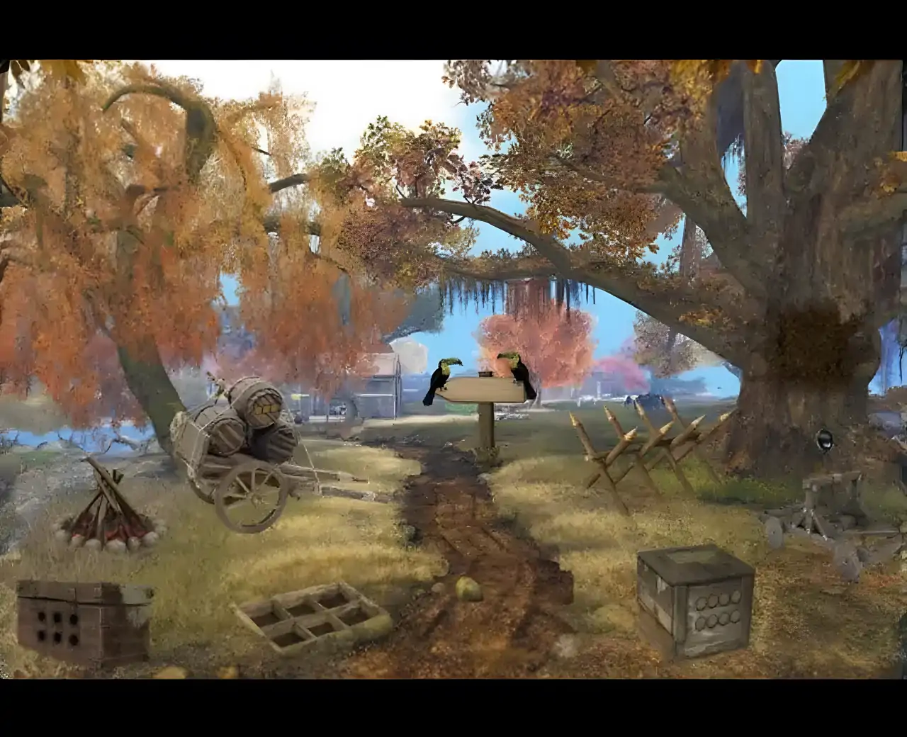 逃离游戏湖之家秋季酒店