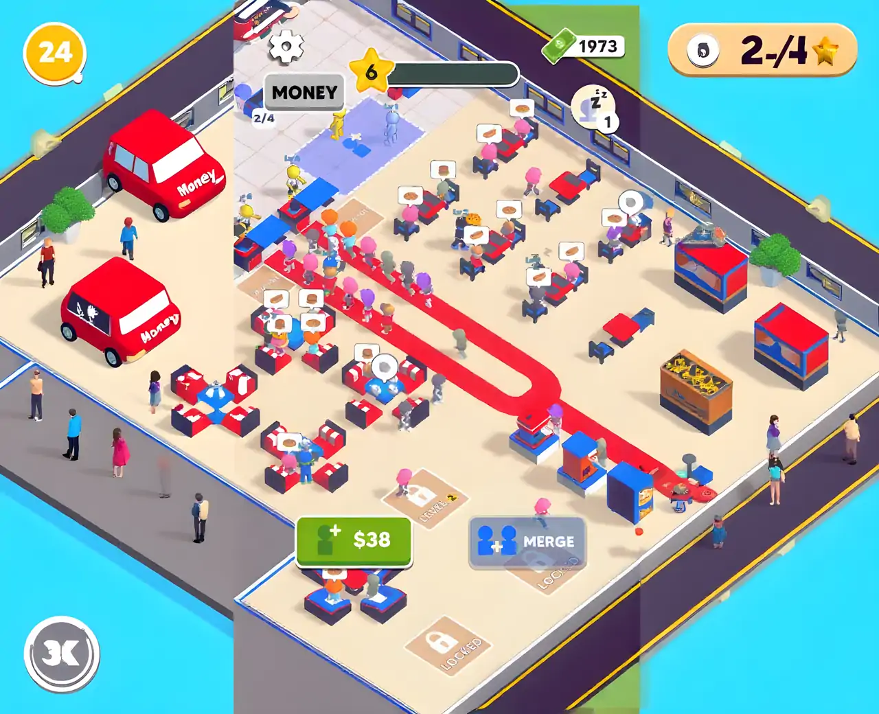 合并公司：快餐店