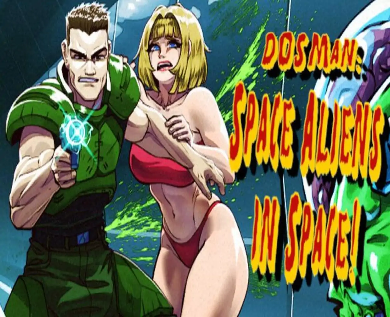 DOSMan: Space Aliens in Space!