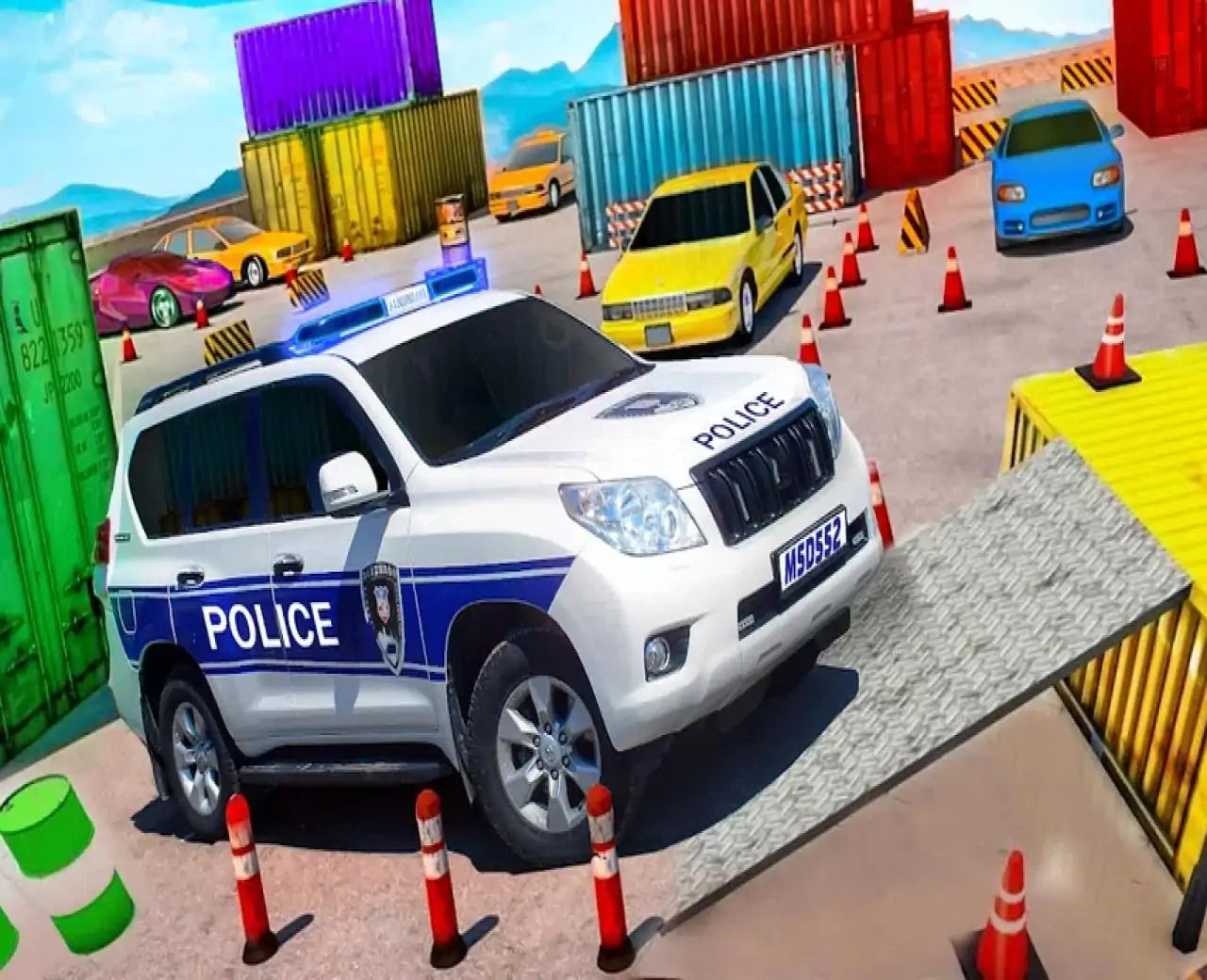 警车停车模拟器