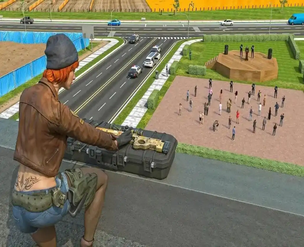 警车游戏3D模拟器