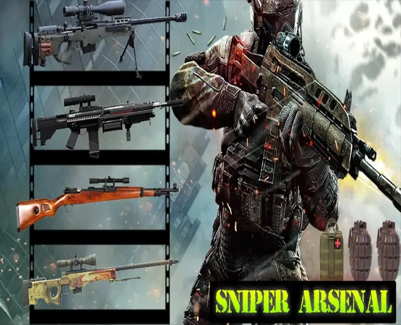 狙击手射击3D战斗比赛