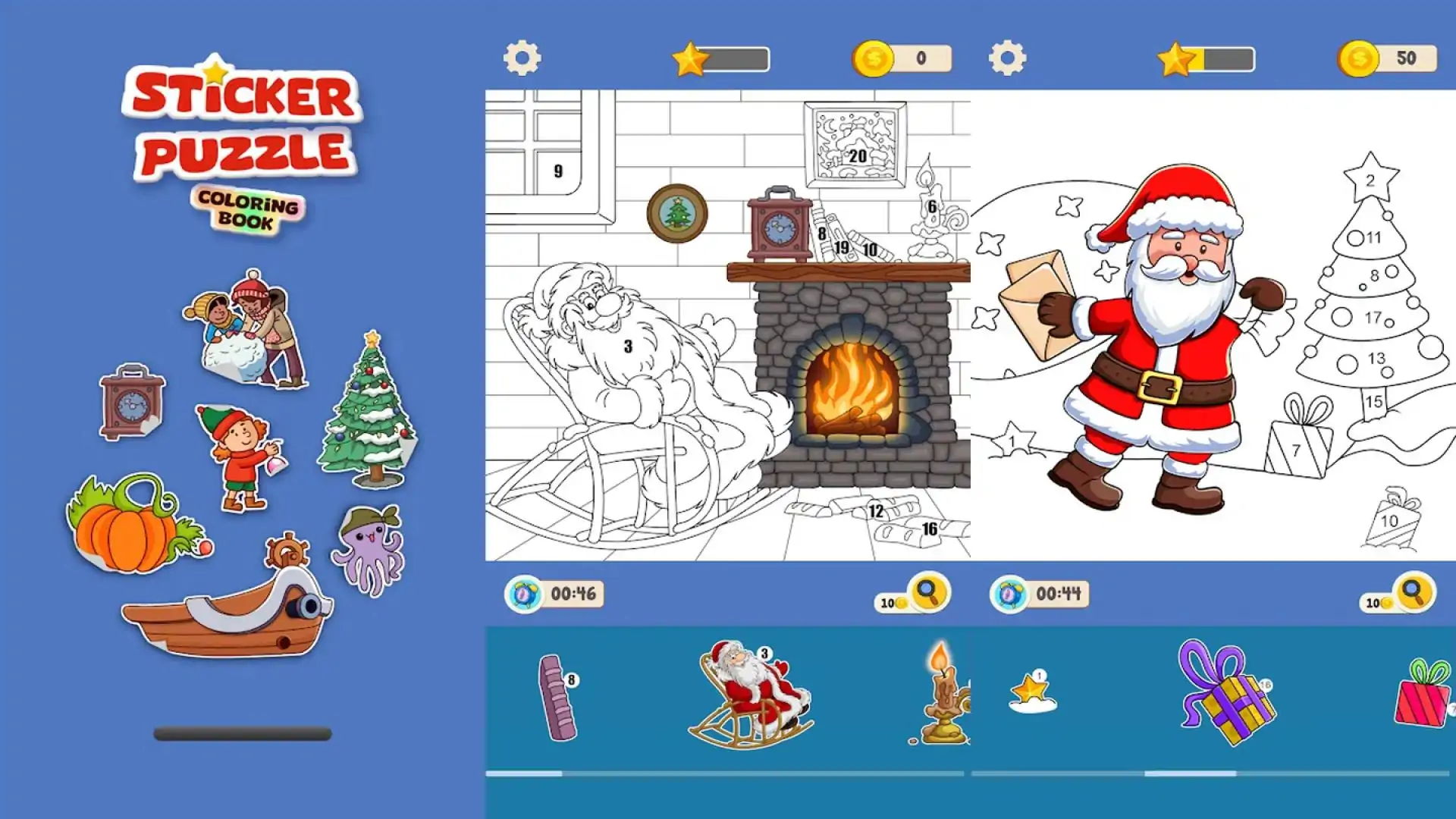 贴纸拼图-图画书