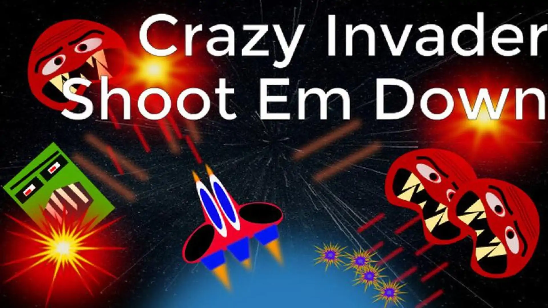 Crazy Invader ShootEm Down