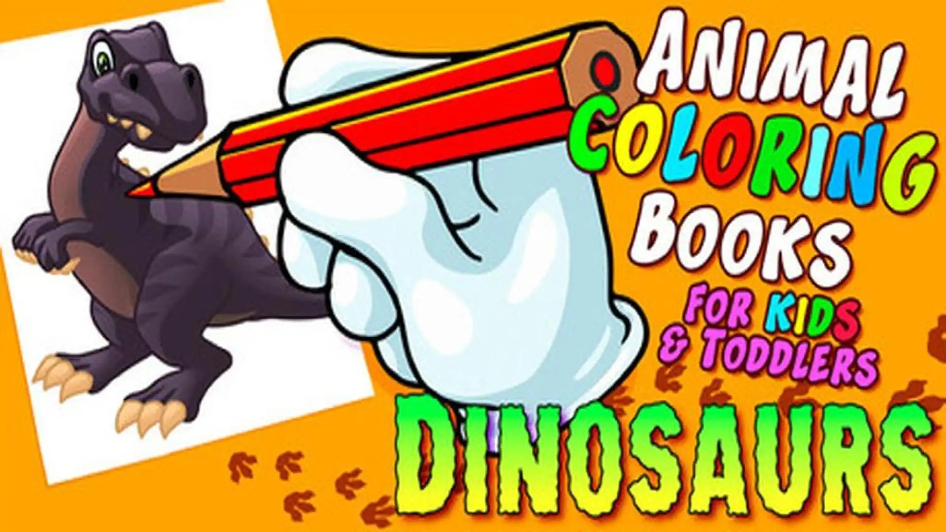 Animal Coloring Books for Kids & Toddlers - Dinosaurs