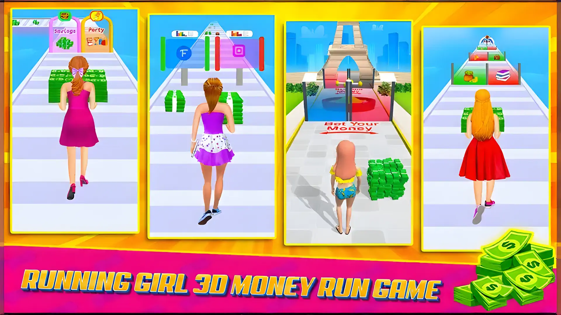 RunningGirl3D金钱奔跑游戏