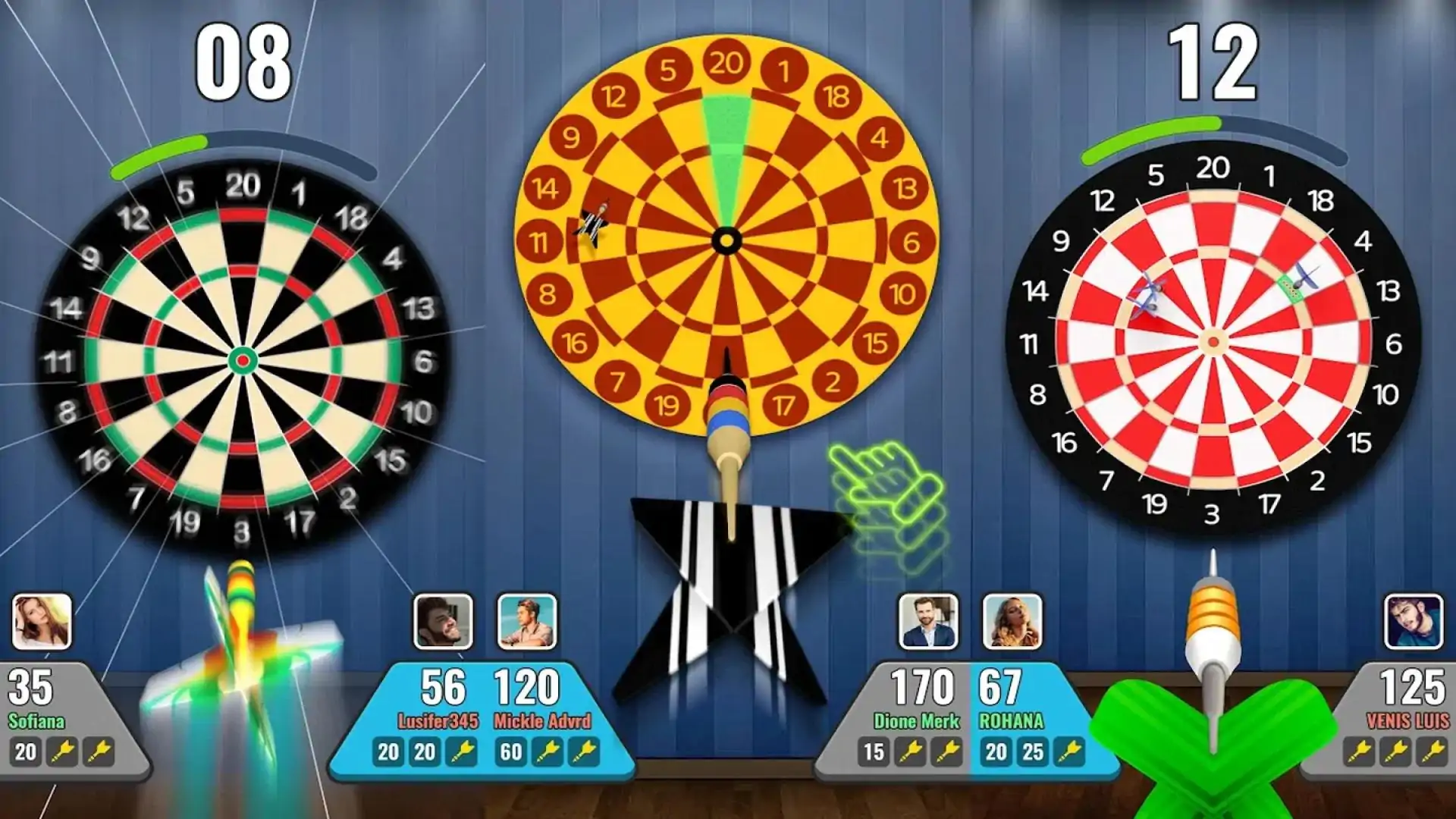 飞镖大师-飞镖棋盘游戏