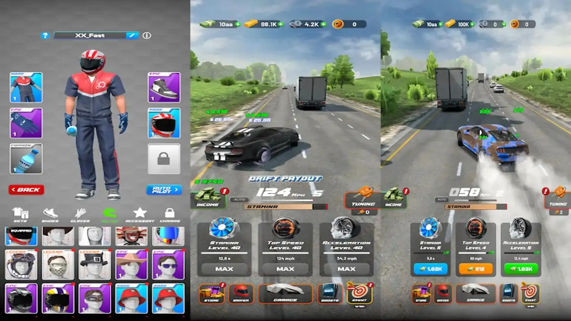 公路漂移 - 赛车