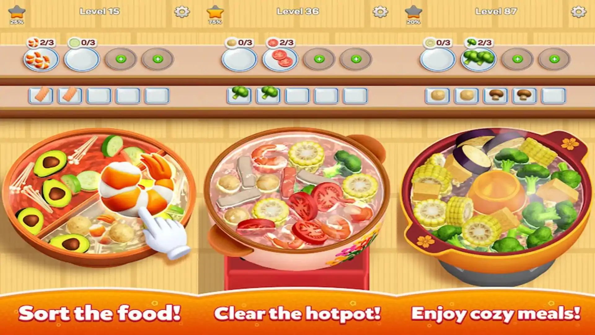 火锅大作战:美食分类